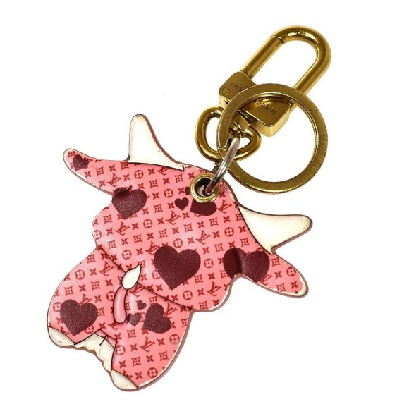 LOUIS VUITTON Porte Cles LV Rodeo Bag Charm Key Ring Monogram GD - Picture 1 of 9